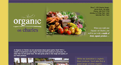 Desktop Screenshot of organiconcharles.com.au