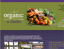 Tablet Screenshot of organiconcharles.com.au
